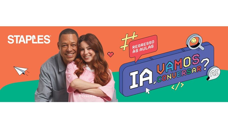 Staples promove regresso às aulas com conversas sobre IA