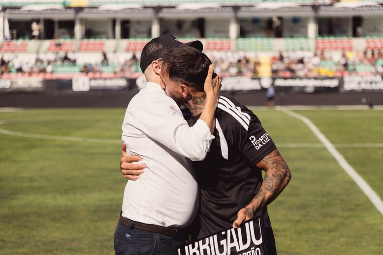 Miguel Lopes homenageado no Estádio José Gomes