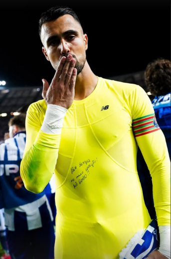 O FC Porto também partilhou a dedicatória de Diogo Costa no Instagram