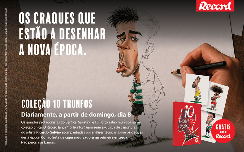 10 trunfos 2026/27: coleção a partir de dia 8
