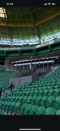 Obras no 'Lion's Corner' do Sporting prosseguem a bom ritmo