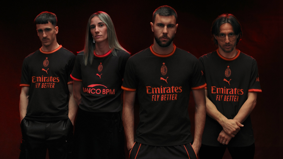 A nova camisola do AC Milan