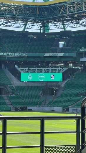 Novo canto do Estádio de Alvalade concluído para a receção ao V. Guimarães