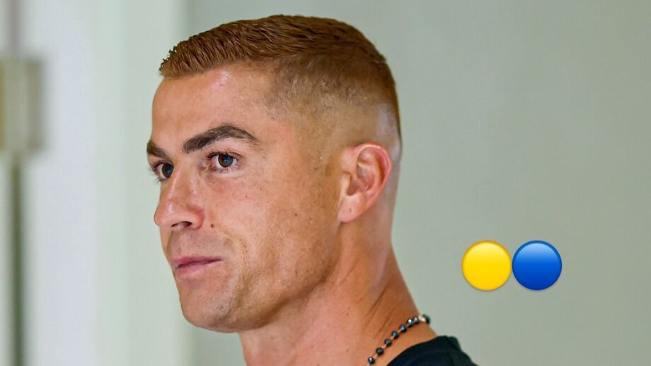 O novo penteado de Cristiano Ronaldo