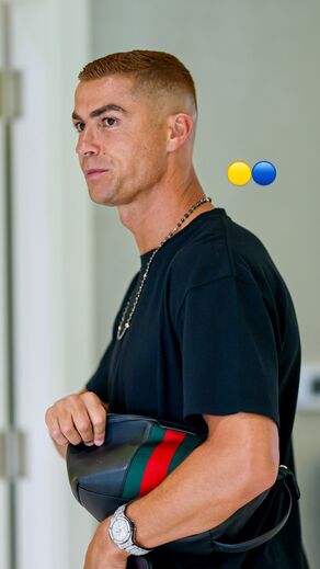 O novo penteado de Cristiano Ronaldo