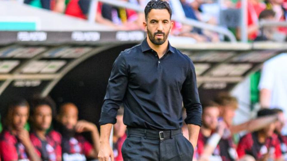 Ruben Amorim no banco do Milan