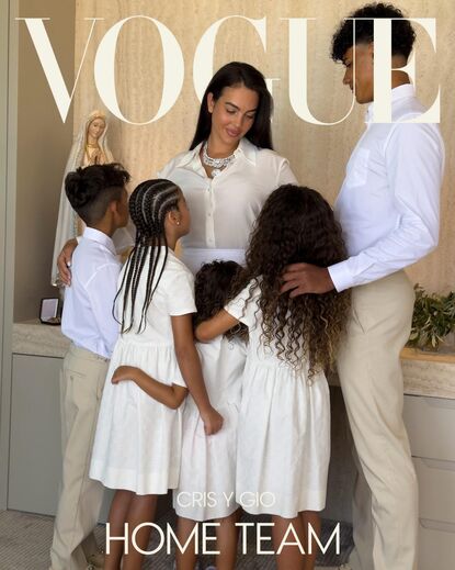 Cristiano Ronaldo e Georgina em destaque na Vogue