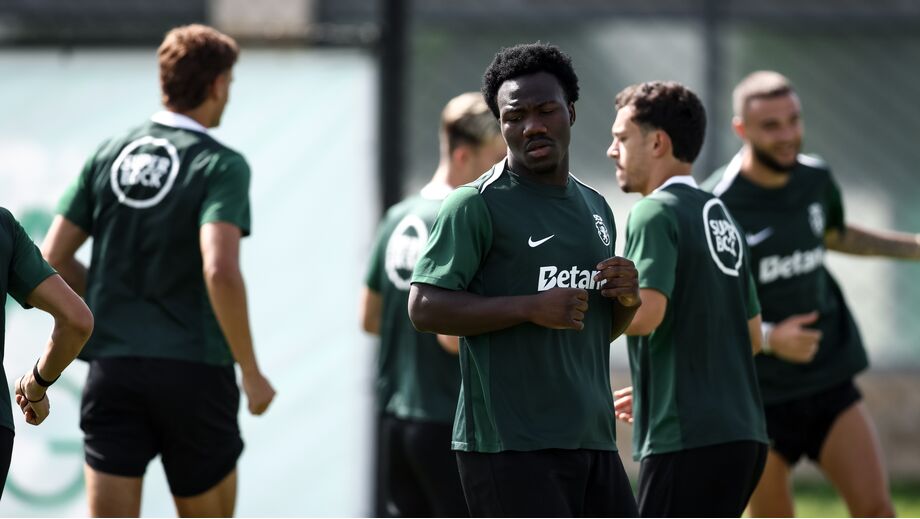 Irankunda realizou o primeiro treino no relvado