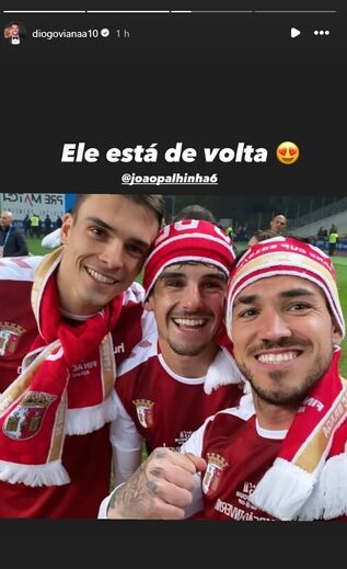Publicação de Diogo Viana no Instagram