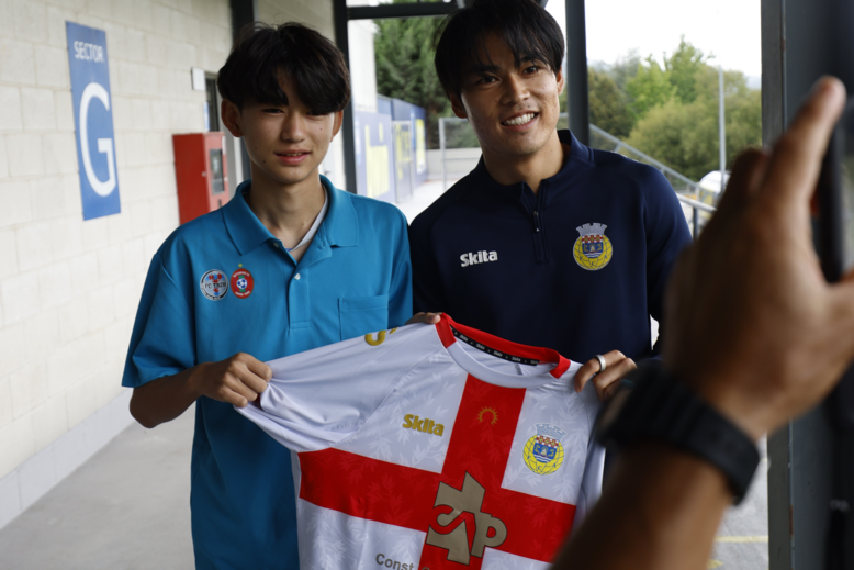 Fukui recebeu jovens de academias de formação do Japão