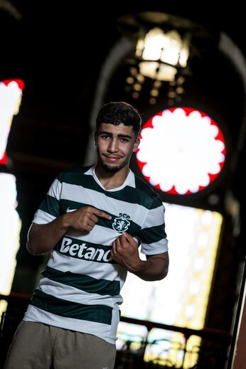Moncef Zekri, jogador do Sporting, inspira-se em Nuno Mendes
