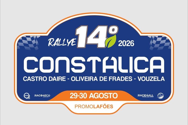 Rali Constálica em Castro Daire, Oliveira de Frades e Vouzela de 29 a 30 de agosto