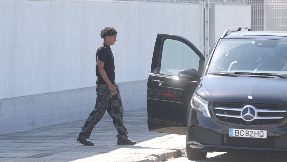 Souza na chegada ao Porto