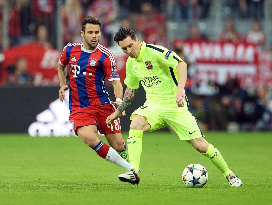 Bernat no Bayern contra Messi