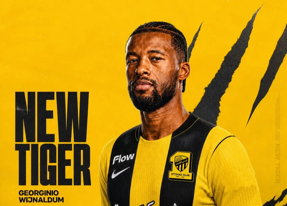 Gini Wijnaldum reforça Al Ettihad