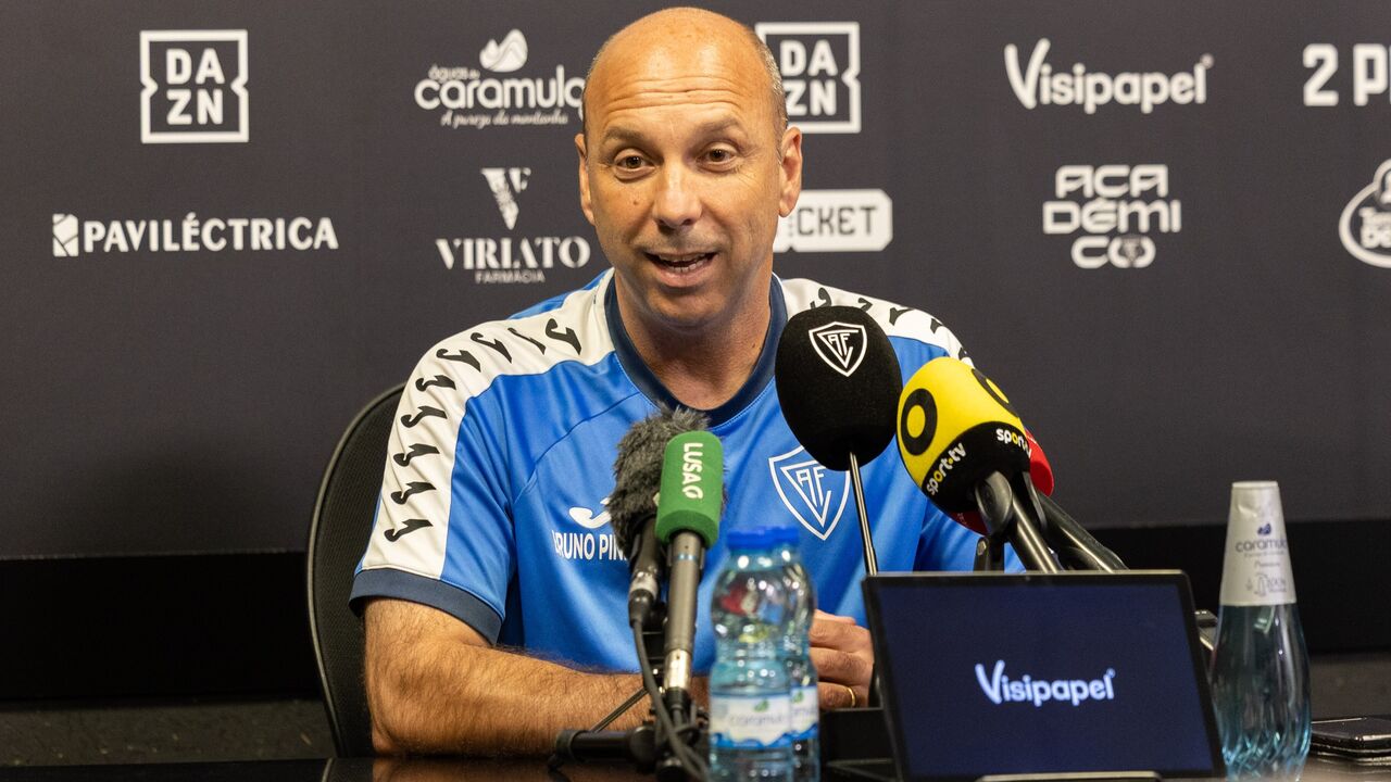 Bruno Pinheiro, treinador do Académico de Viseu