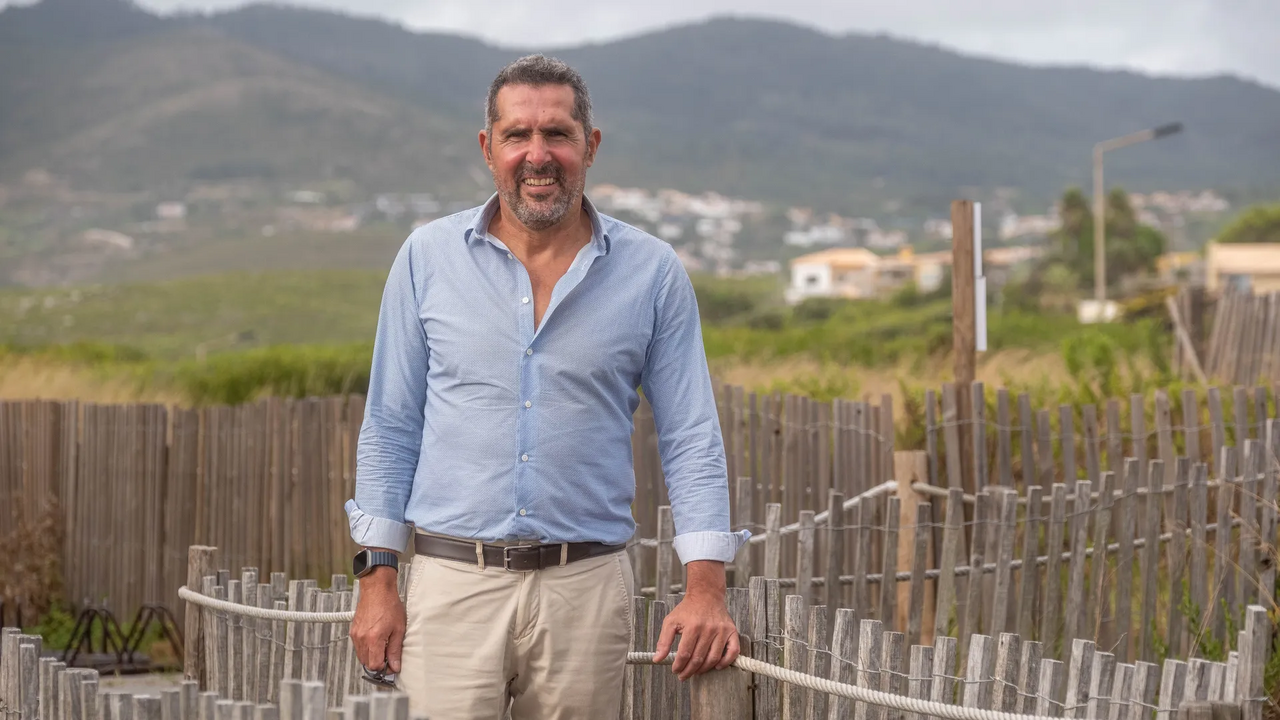 Paulo Madeira, 56 anos, fotografado perto do Guincho, em Cascais