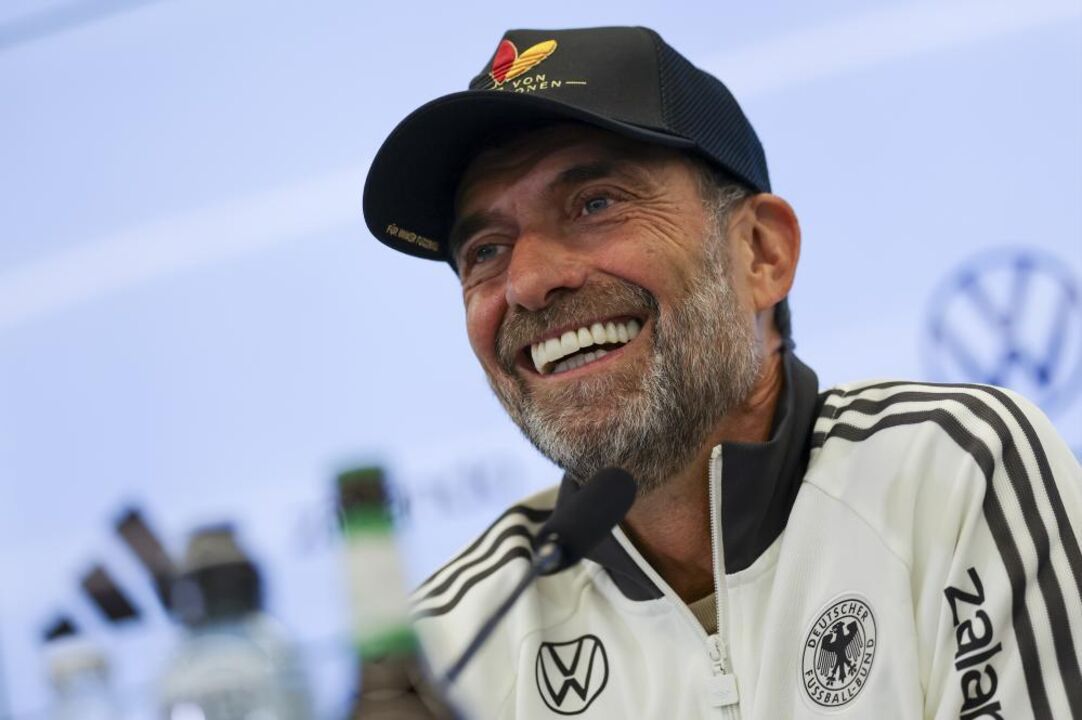 German national soccer team head coach Juergen Klopp attends a