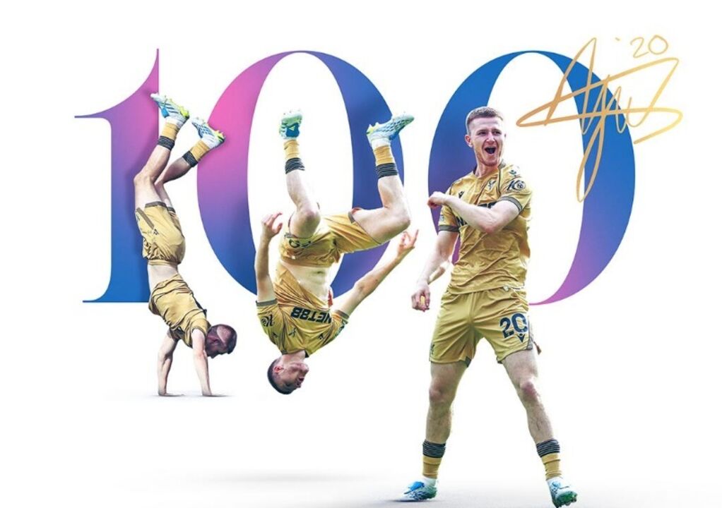 Wharton celebrou 100 jogos pelo clube