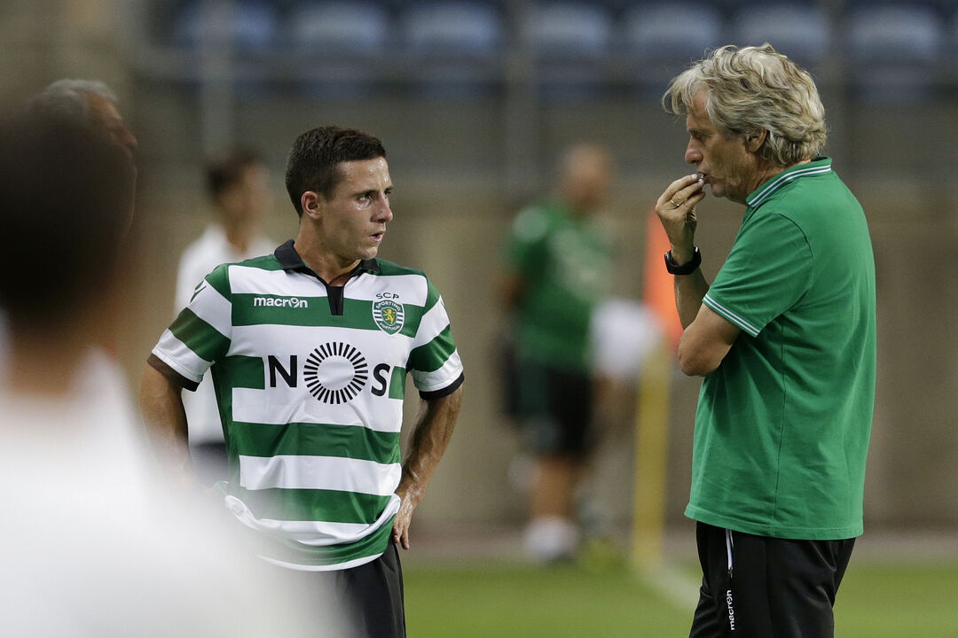 Podence trabalhou com Jesus no Sporting entre 2016 e 2018