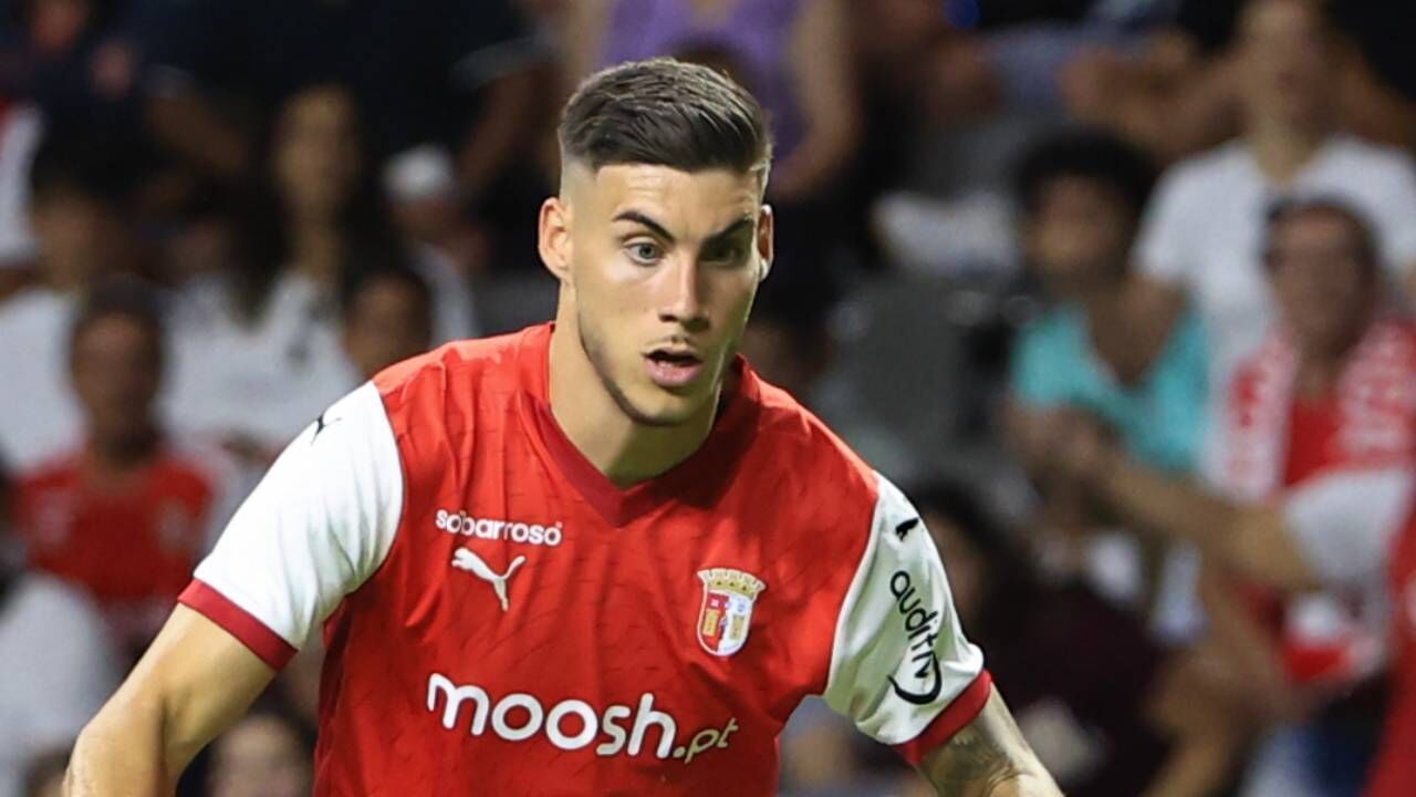 Roberto Fernández com a camisola do Sp. Braga