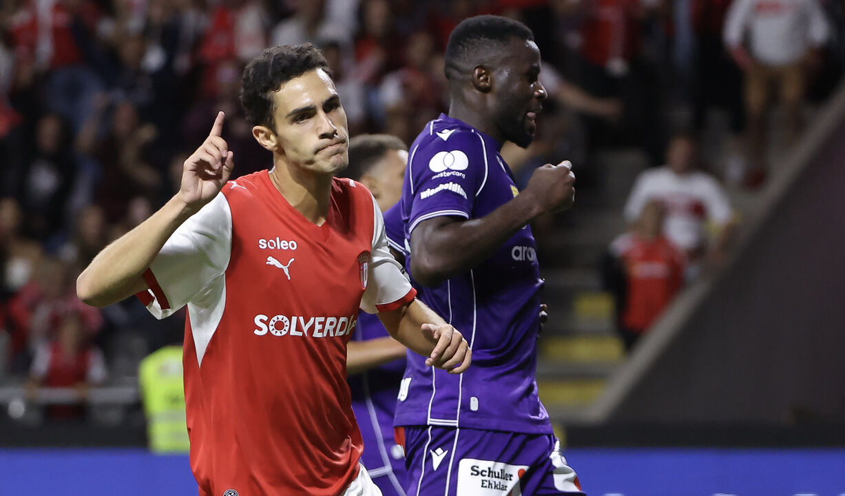 Sp. Braga em ação na Liga Conferência