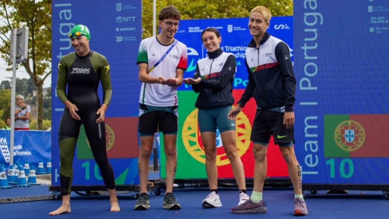 A estafeta Jun/Sub-23 portuguesa, uma das mais jovens em prova, foi 20ª classificada no Mundial de Pontevedra