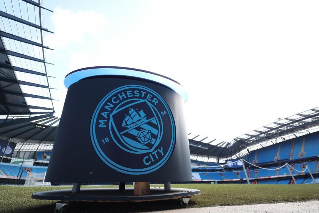 A general view inside the Etihad Stadium ahead of the
