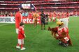 Salvador entrou de mão dada com Rafa Silva