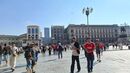 Adeptos do Benfica nas ruas de Milão