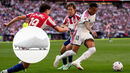 Mbappé diante do At. Madrid