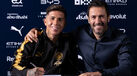 Enzo Fernández assinou pelo Manchester City com Hugo Viana ao lado