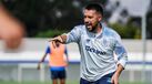 Farioli em mais um treino no Olival