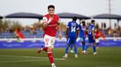 SC Braga player Pau Víctor celebrates after scoring the 1-2