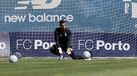 Diogo Costa no treino do FC Porto