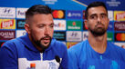Farioli e Diogo Costa em conferência de imprensa