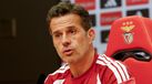 Marco Silva na sala de imprensa do Seixal
