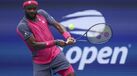 Frances Tiafoe em ação contra Alex Michelsen