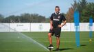 Rui Borges no treino do Sporting
