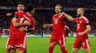 Jogadores do Bayern Munique fazem a festa frente ao Bodo/Glimt