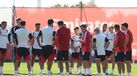 Treino do Benfica antes do jogo com o Milan-Benfica