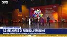 Melhor 11 do futebol feminino com jogadores de cinco equipas