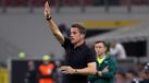 Marco Silva no jogo com o AC Milan