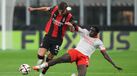 Banjaqui em ação no Milan-Benfica