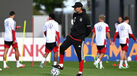 Klopp a orientar o treino da seleção alemã