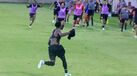 Pablo Rosario celebra golo pela República Dominicana frente à Nicarágua