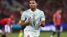 Gonçalo Ramos celebra golo na Noruega