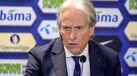 Jorge Jesus na conferência de análise ao Noruega-Portugal