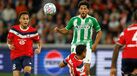 Ethan Mbappé (número 8 do Lille) viu um vermelho direto frente ao Betis