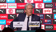 Jorge Jesus numa conferência de imprensa